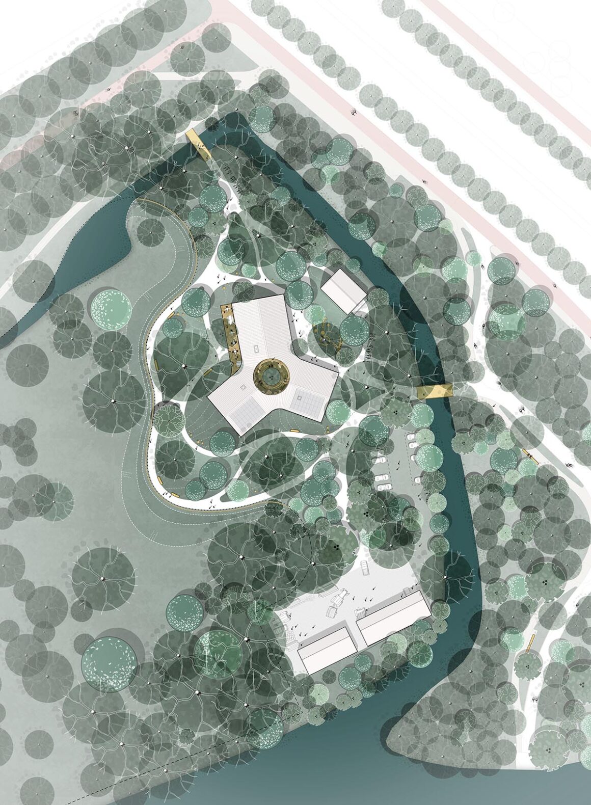 Koekamp Visitor Center by Powerhouse Company and Delva