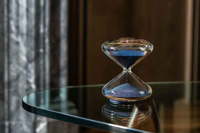  De Bethune x HG Timepiece Blue Hourglass