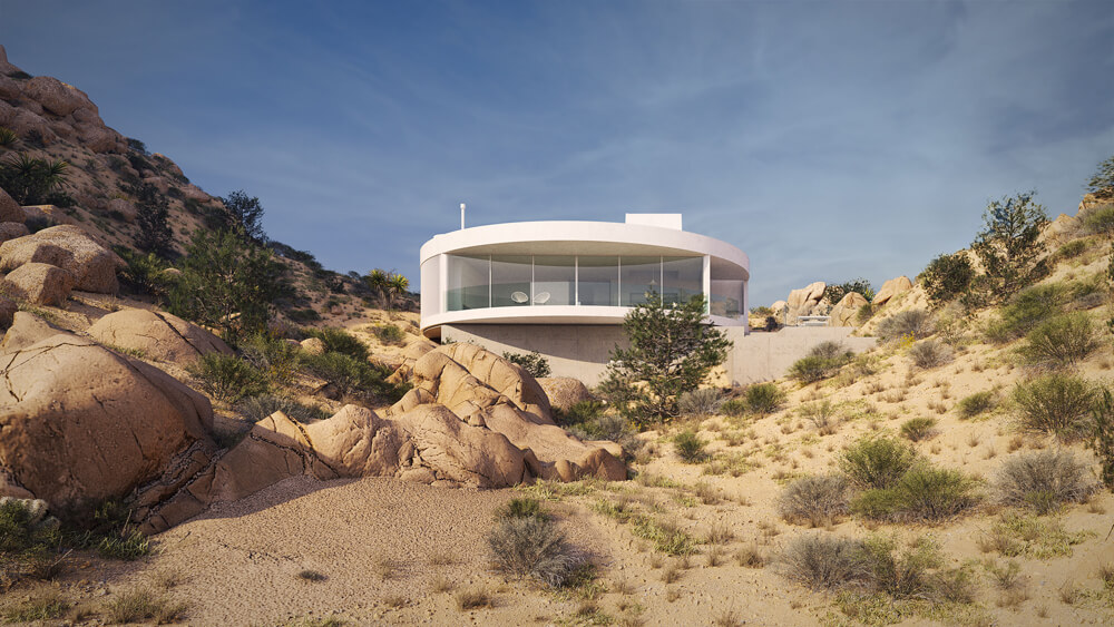 Edward Ogosta’s newest residential mission embodies the important expertise of dwelling within the desert, by way of an elemental structure delicately positioned