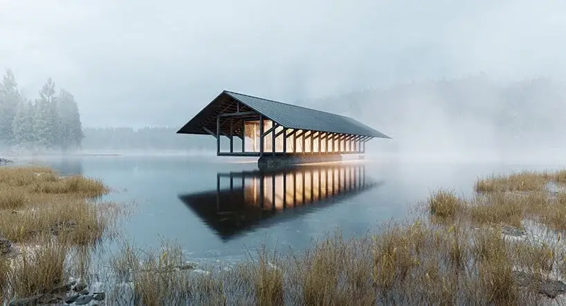 Crystal Lake Pavilion by Marc Thorpe