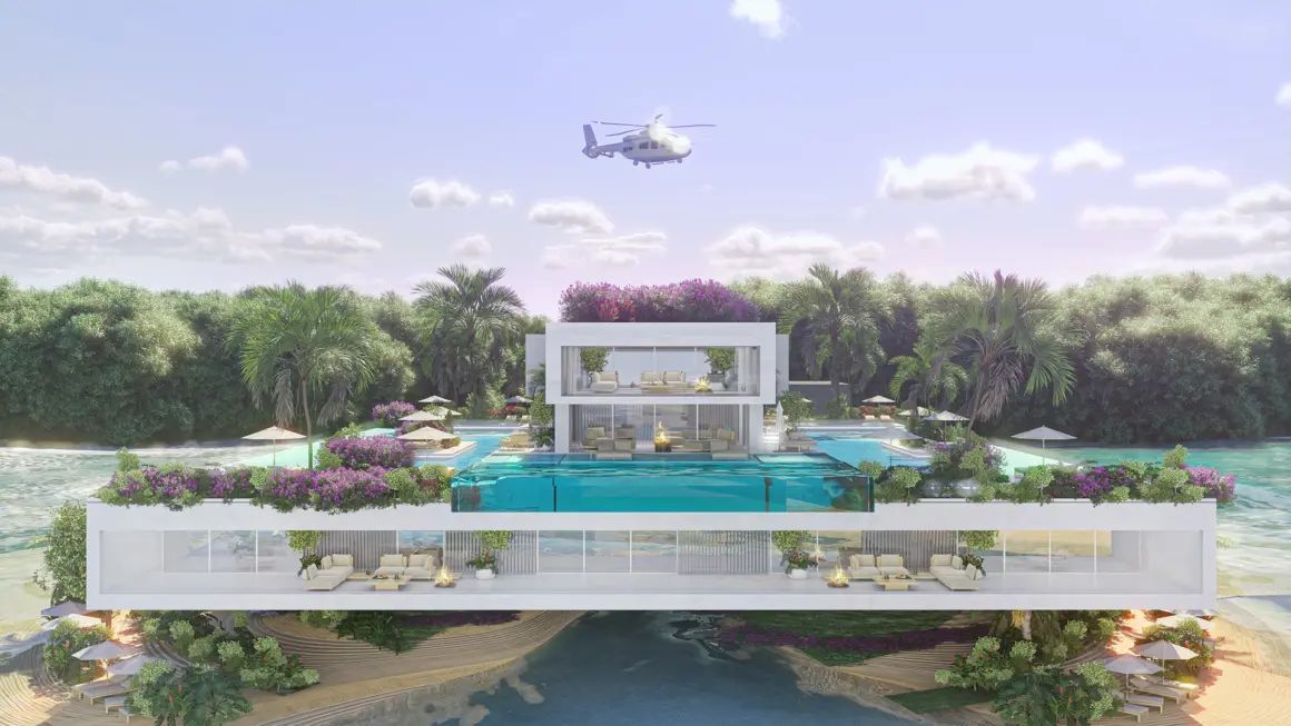 Eagle Mansion Signature Villa in Soul Luxury Beach Resort by MASK architects