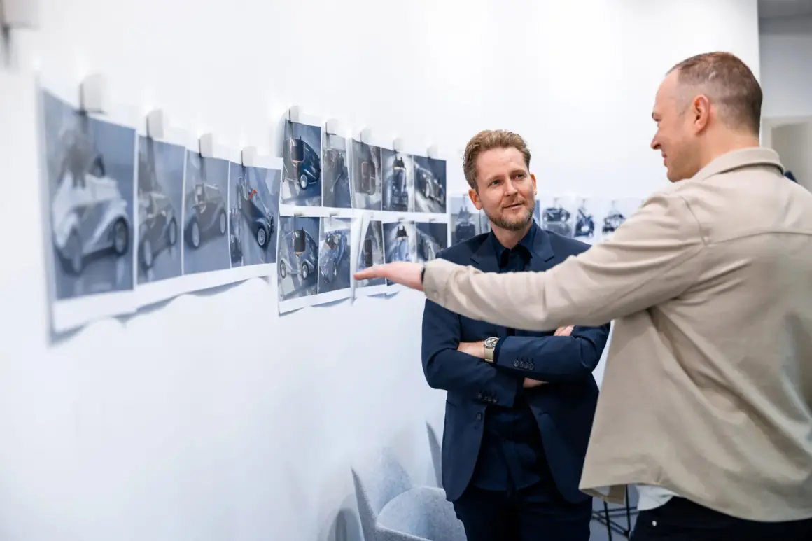 Felix Kilbertus and Jonathan Wells Designers of the Morgan Midsummer