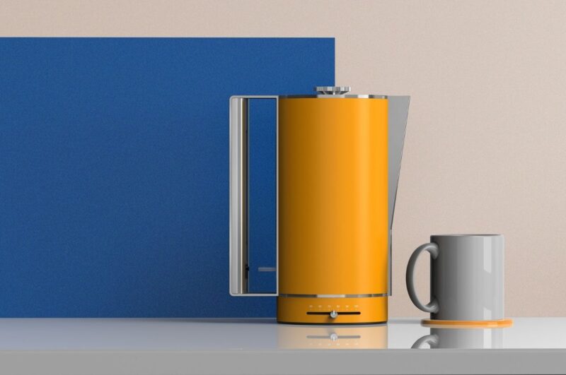 USM and PDF HAUS create a minimalist, but sleek kitchen appliance that