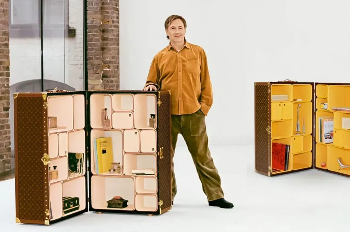 Marc Newson turns Louis Vuitton's iconic trunk into a modular 'cabinet de  curiosités' maintaining its heritage details on the outside - Global Design  News